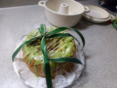 弥生　セラミックパン焼器【萬古焼】バターケーキ