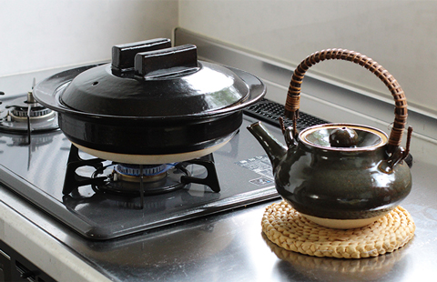 佐治陶器　羽釜の土鍋